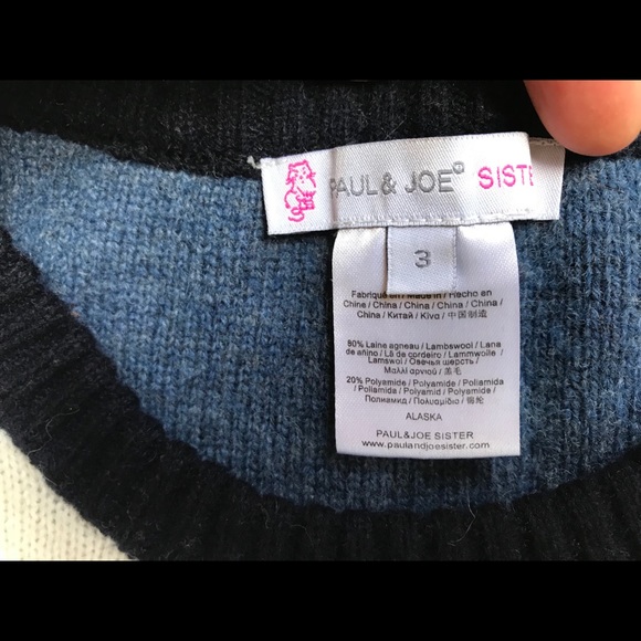 Ethnic Pattern Wool Sweater - Picture 5 of 8